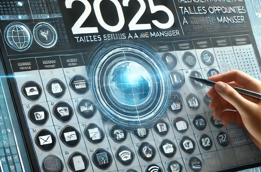 Calendrier marketing 2025 : toutes les opportunités à ne pas manquer